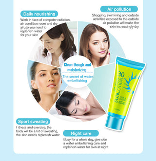 Sunscreen Cream Protetor Facial Cream Sunscreen Clear Moisturizing 