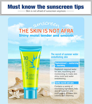 Sunscreen Cream Protetor Facial Cream Sunscreen Clear Moisturizing 